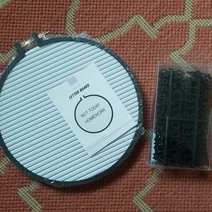 Target Plastic round letter board